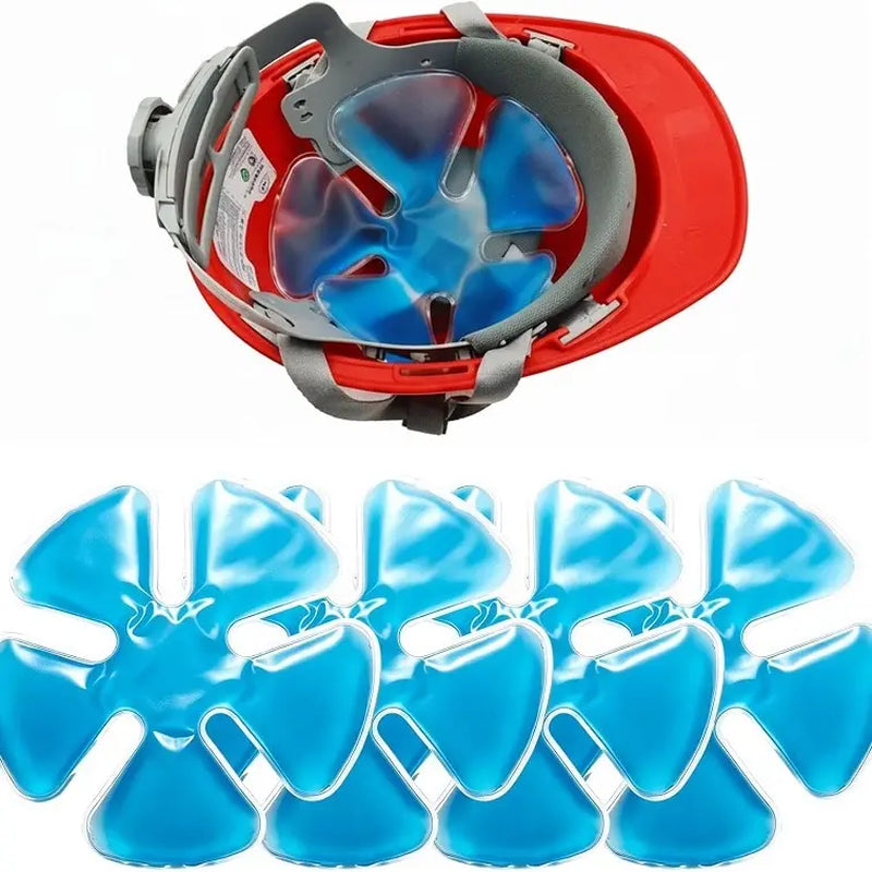 Reusable Cooling Gel Ice Packs, Cold Therapy Inserts for Hard Hats & Sun Hats, Cooling Relief for Construction Workers, Outdoor Activities, Daily Use, Heat Prevention, Multi Use for Summer, Perfect Gift Idea