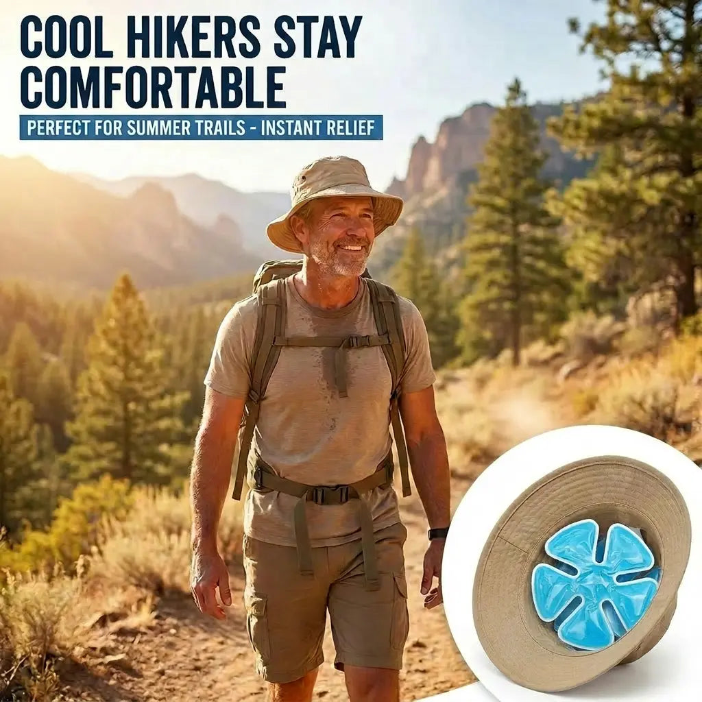 Reusable Cooling Gel Ice Packs, Cold Therapy Inserts for Hard Hats & Sun Hats, Cooling Relief for Construction Workers, Outdoor Activities, Daily Use, Heat Prevention, Multi Use for Summer, Perfect Gift Idea