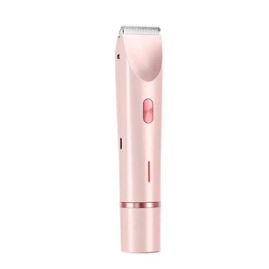 Experience Effortless Grooming with the Rechargeable Electric Bikini Trimmer for Women – 2 in 1 Body & Facial Hair Removal, Waterproof for Wet & Dry Use