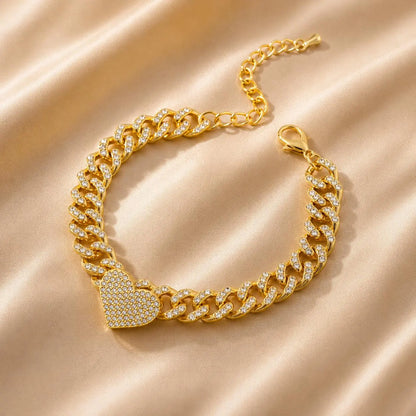 Arpurraina Women'S 14K Gold/Silver Plated Butterfly Ankle Bracelets, Adjustable Rhinestone Barefoot Sandal Anklet, Braided Heart Cuban Link Charm Pendant Beach Jewelry Gift