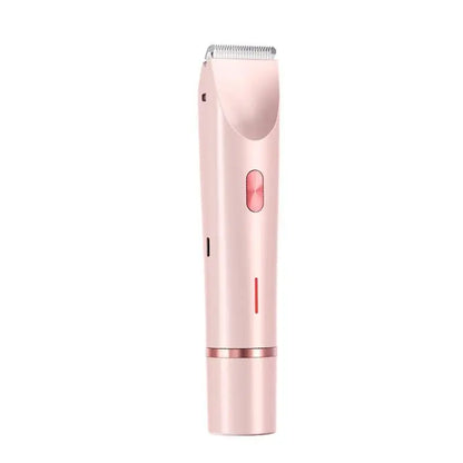 Experience Effortless Grooming with the Rechargeable Electric Bikini Trimmer for Women – 2 in 1 Body & Facial Hair Removal, Waterproof for Wet & Dry Use